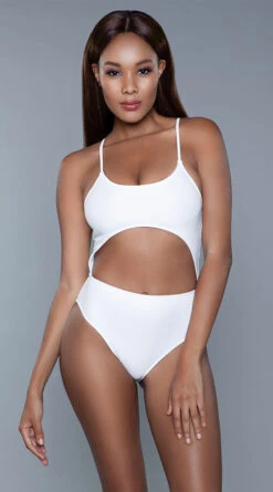 Be Wicked Alina One Piece Swimsuit 14 Be Wicked Alina One Piece Swimsuit -Lingerie And Swimwear Store BW 1978 white front 2020JUN23576