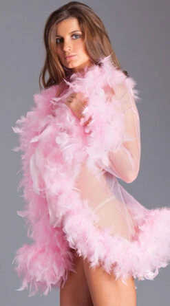 Be Wicked Birds Of A Feather Robe -Lingerie And Swimwear Store BW BW834S CP side web 2020AUG24933