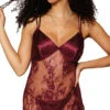 Dreamgirl Burgundy Elegance Chemise Set 1 Dreamgirl Burgundy Elegance Chemise Set -Lingerie And Swimwear Store DG 12787 Burgundy Front 2023MAY