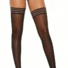 Sheer Checkered Thigh Highs -Lingerie And Swimwear Store EM 12006 f 2019JUNE
