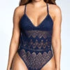 Yandy Ocean Breeze Orchid One Piece Swimsuit -Lingerie And Swimwear Store EY 4050 BLUE 1 YANDY PS05062021