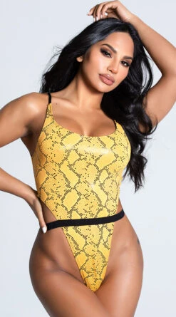 Yandy Let's Snake Love One Piece Swimsuit 20 Yandy Let's Snake Love One Piece Swimsuit -Lingerie And Swimwear Store EY 4215 YELLOW 3 PS12172020