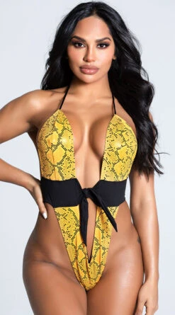 Yandy Golden Hour Cobra One Piece Swimsuit