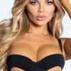 Yandy Peekaboo Basic Underwire Bikini Top -Lingerie And Swimwear Store EY 4325T TOP BLK 1 YANDY PS02172022 copy