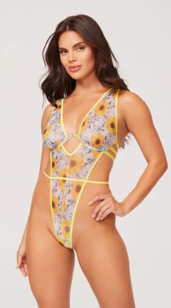 Yandy Pretty In Poppies Teddy -Lingerie And Swimwear Store EY 4377 1913 Yandy PS06302022