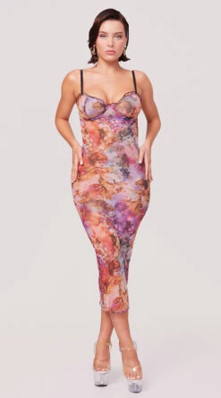 Yandy X Lana Rhoades Cherub Beauty Lingerie Gown -Lingerie And Swimwear Store EY LNA 0016 LANA DRESS ANGEL PRINT 5581
