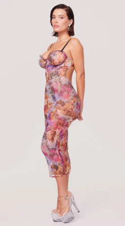 Yandy X Lana Rhoades Cherub Beauty Lingerie Gown -Lingerie And Swimwear Store EY LNA 0016 LANA DRESS ANGEL PRINT 5592