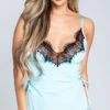 Fantasy Elise Lace Chemise Set 1 Fantasy Elise Lace Chemise Set -Lingerie And Swimwear Store FA B543 1 YANDY PS03182021