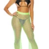 Forplay Nostalgic Neon Fishnet Pants -Lingerie And Swimwear Store FP 440333 neongreen alt3 lg 2020FEB19376