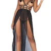LEG AVENUE Open Cup Caged In Gown Set 1 LEG AVENUE Open Cup Caged In Gown Set -Lingerie And Swimwear Store LA 88020 01 001 2019Collection
