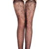 MUSIC LEGS Garden Ivy Suspender Pantyhose