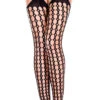 MUSIC LEGS Not The Hole Truth Suspender Pantyhose