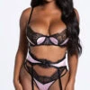 Turn On Two Tone Bra Set
