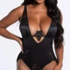 Keep A Low Profile Teddy -Lingerie And Swimwear Store OL 51 11443 BLK 1 YANDY PS10202021 Edit