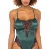 Caught Your Eye Teddy -Lingerie And Swimwear Store OL LG 11623 DGRBK FRONT BA 2021NOV43332