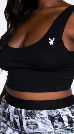 Playboy Plus Size Got It Covered Lounge Short Set 29 Playboy Plus Size Got It Covered Lounge Short Set -Lingerie And Swimwear Store PB PBL5016X BLKWHT 8 YANDY PS11112021