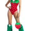 Sassy Strawberry Costume 2 Sassy Strawberry Costume -Lingerie And Swimwear Store PK PK2130 Front 2021HALLOWEEN