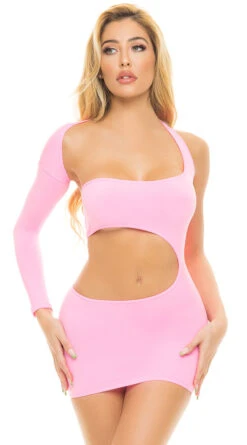 Cut My Life Into Pieces Dress -Lingerie And Swimwear Store PL 25114 PNK 2023MAY