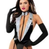 HIgh Society Lingerie Costume -Lingerie And Swimwear Store SA B2001 Tuxedo Bunny Front 2021APR33961