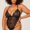 Yandy Plus Size High Key Fine Lace Teddy 2 Yandy Plus Size High Key Fine Lace Teddy -Lingerie And Swimwear Store yo 52 11779x black 1260 yandy ps05312022
